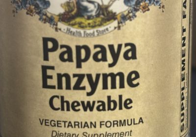 6711 Papaya Enzyme  Chewable 100 tabs - 07/25