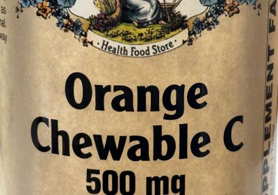 4021 Orange Chewable  C-500mg  90 tabs -  03/27