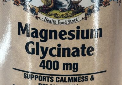 6412 Magnesium Glycinate 400mg 90 caps  01/27