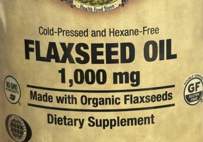 3149 Organic Flax Seed Oil 180 Sg 2/29