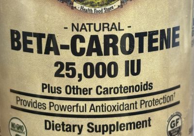 8540 Beta Carotene 25000IU 100Sg 7/26