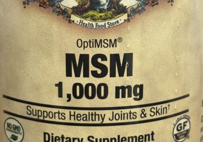 9643 MSM 1000 MG Caps 120 Vegan Caps 1/27