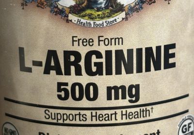3834 L-Arginine 500MG Capsule 90 Caps 11/27